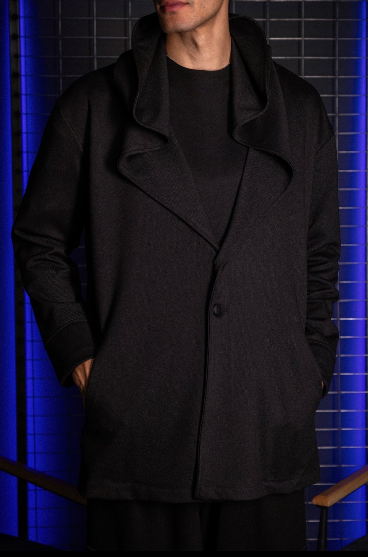 Cardigan hoodie