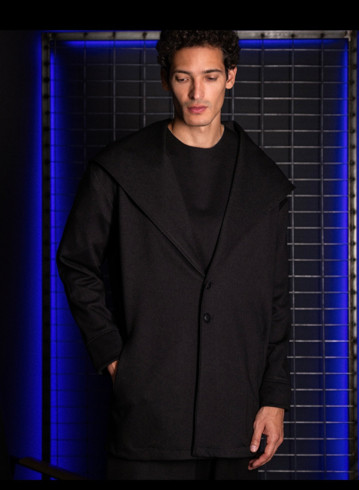 Cardigan hoodie